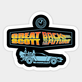 Back to the future GREAT SCOTT Sticker